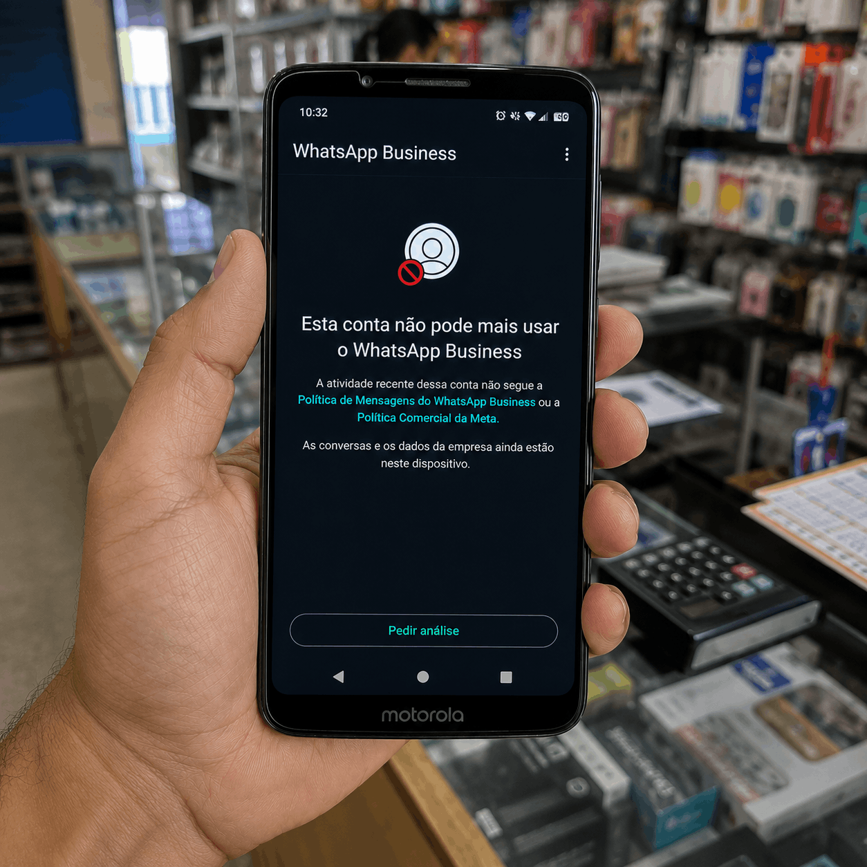 WhatsApp Business banido 3