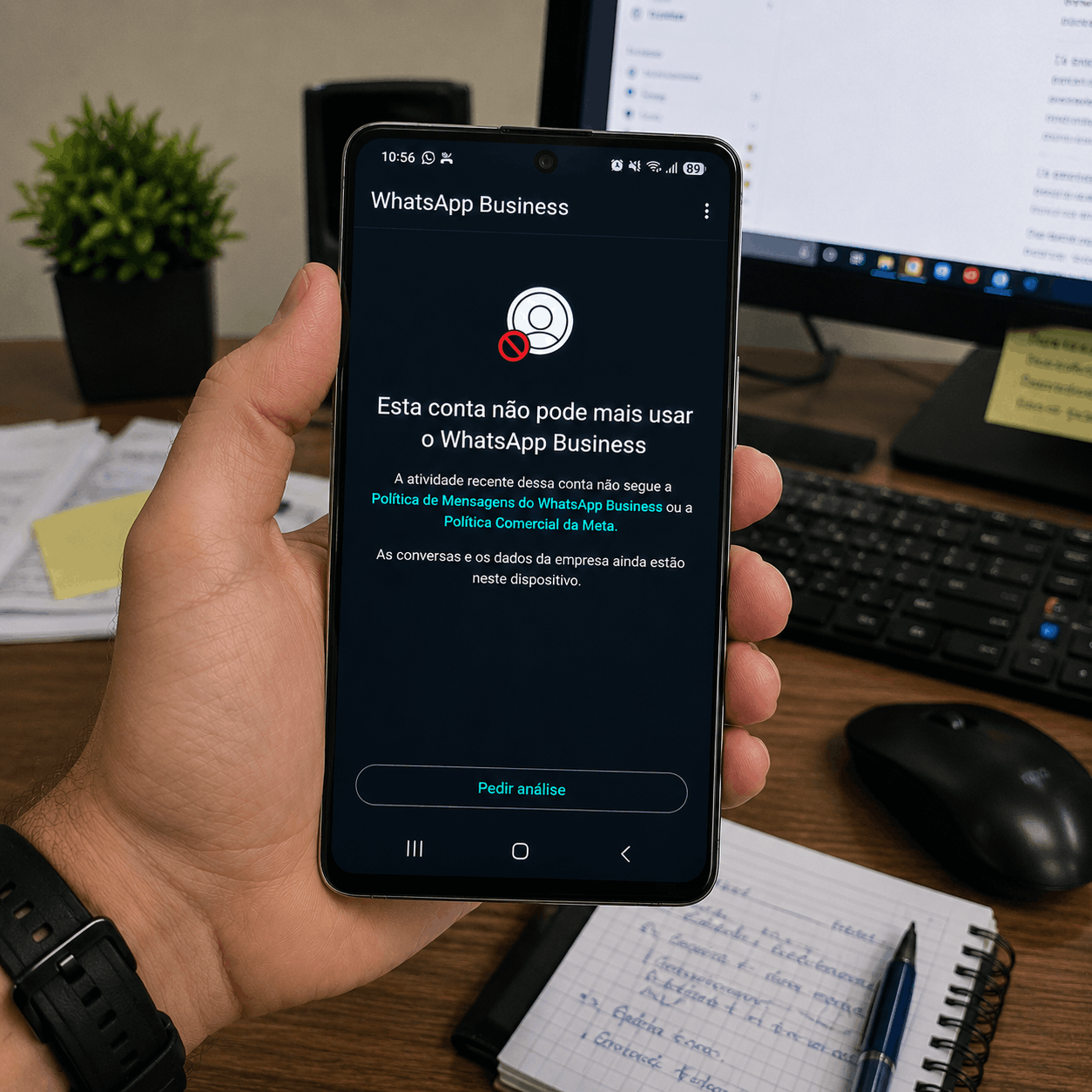 WhatsApp Business banido 4